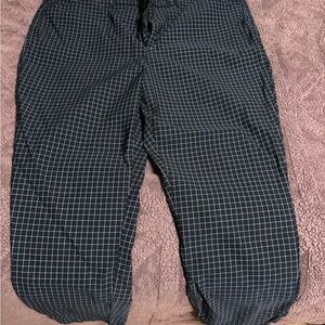 Nine West Black Windowpane Pants